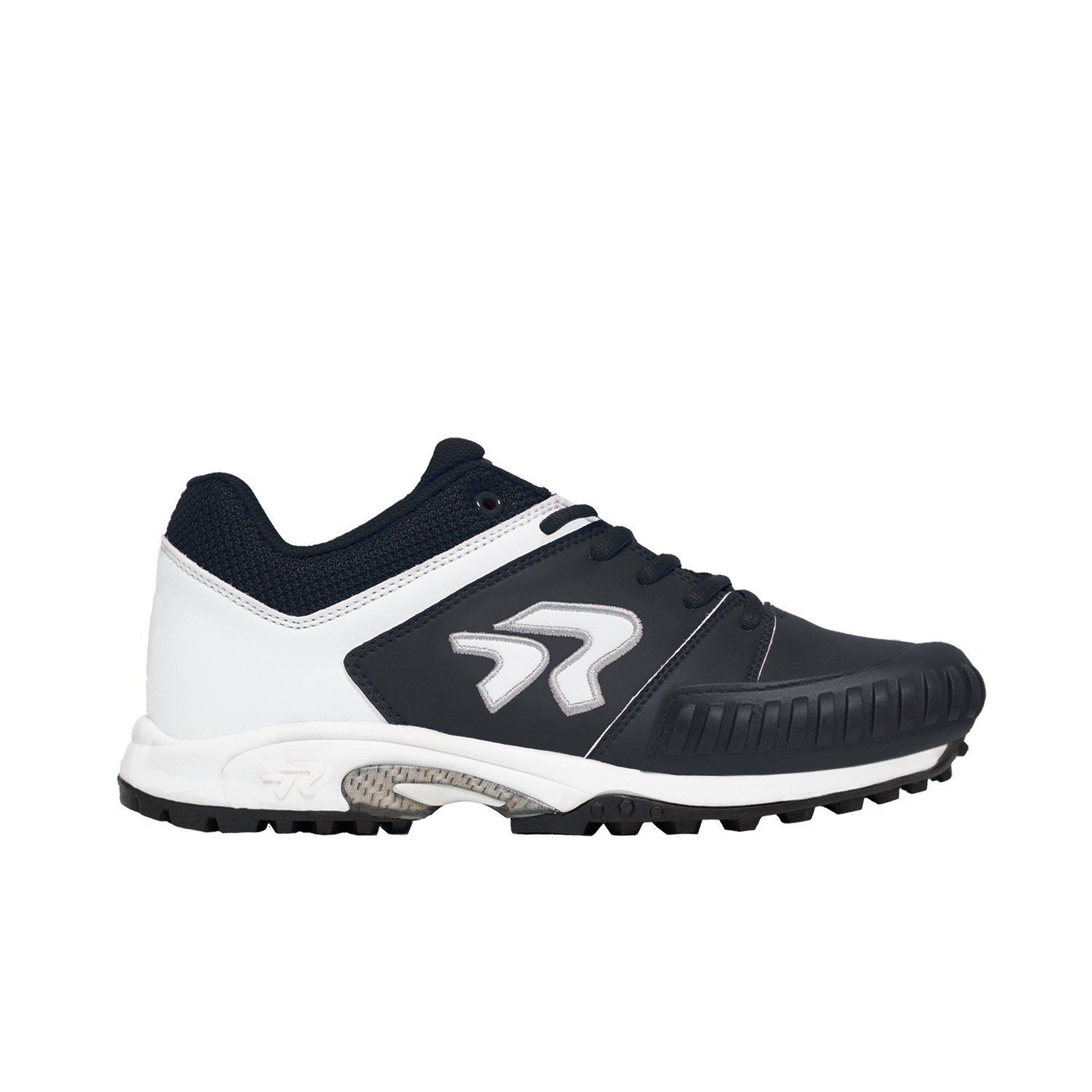 RIP-IT Ringor Flite Turf "Black/White" Women's Softball Cleat with Pitching Toe